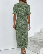 Charlene | Fresh Bloom V-Hals Kjole