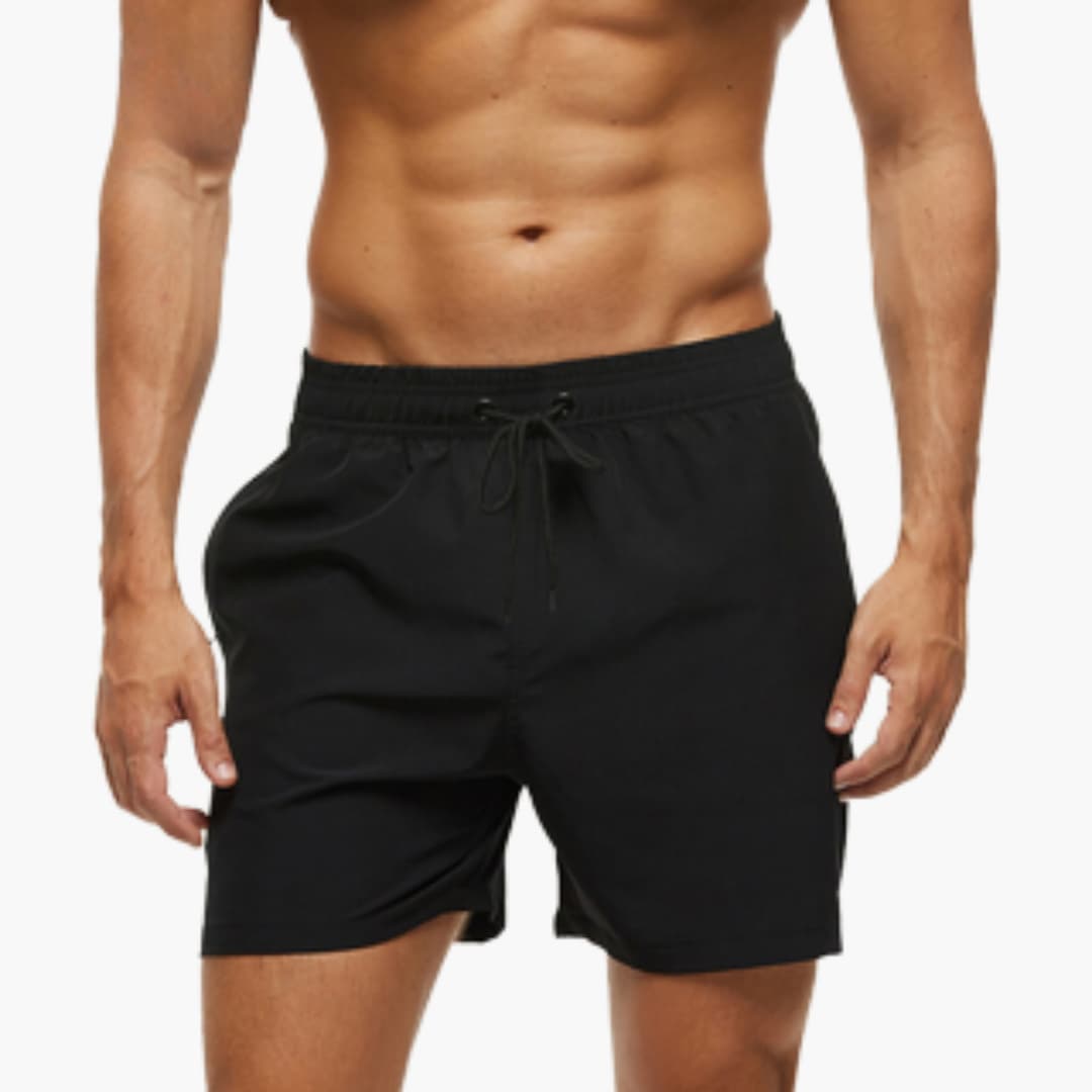 Letvægts Badeshorts til Mænd med Snøretræk | Hurtigtørrende Badebukser til Strand & Pool