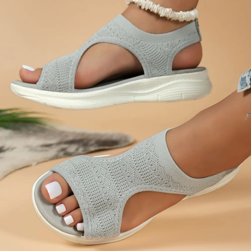 Ortopædiske Bue Støtte Sandaler til Kvinder med Åndbart Mesh og Skridsikker Sål