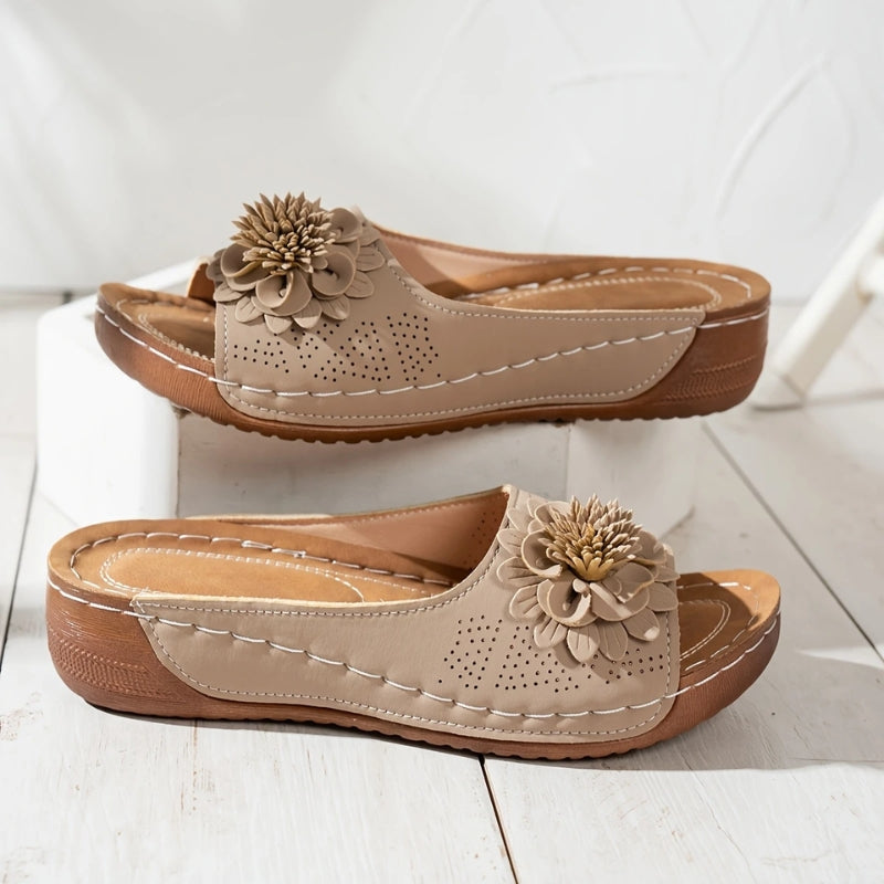 Dame Ortopædiske Kilehæls Sandaler | Komfortabel Sommertøj — Platform Slip-On