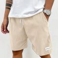Casual Shorts med Løs Pasform | Badeshorts & Strandshorts i Ribbet Look