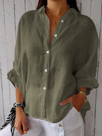 THYMORA | Stilfuld Casual Skjorte med Knapper