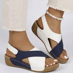 Côte Bleu | Tofarvet kilesandal
