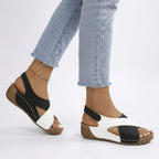 Côte Bleu | Tofarvet kilesandal