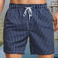 THYMORA | Behagelige Stribede Sommer Shorts