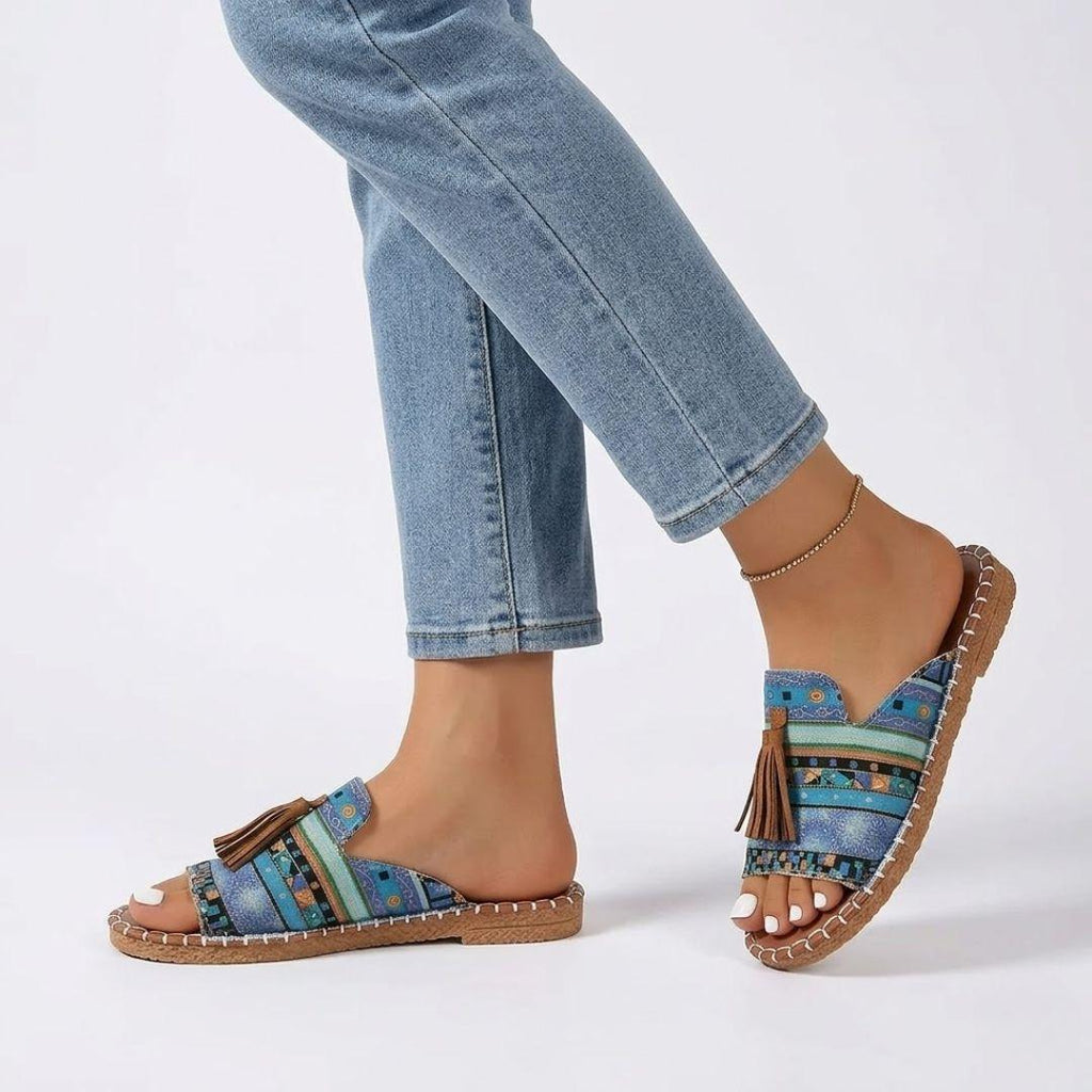 Marrakech | Frynsesandal uden lukning