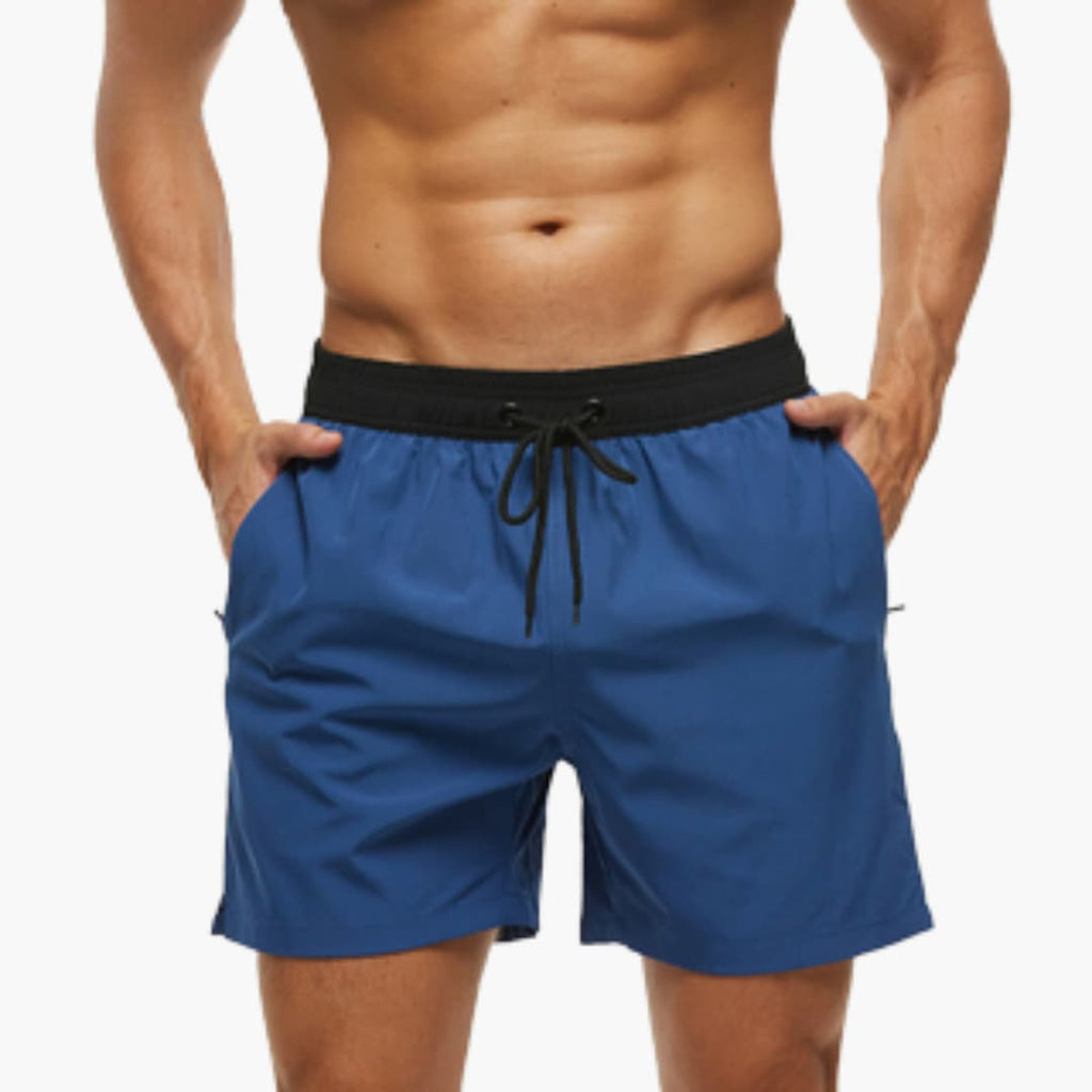 Letvægts Badeshorts til Mænd med Snøretræk | Hurtigtørrende Badebukser til Strand & Pool