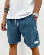 Casual Shorts til Mænd med Løs Pasform | Badeshorts & Strandshorts i Ribbet Look