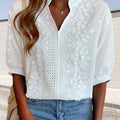 Elegant Stilfuld og Casual Bluse | THYMORA