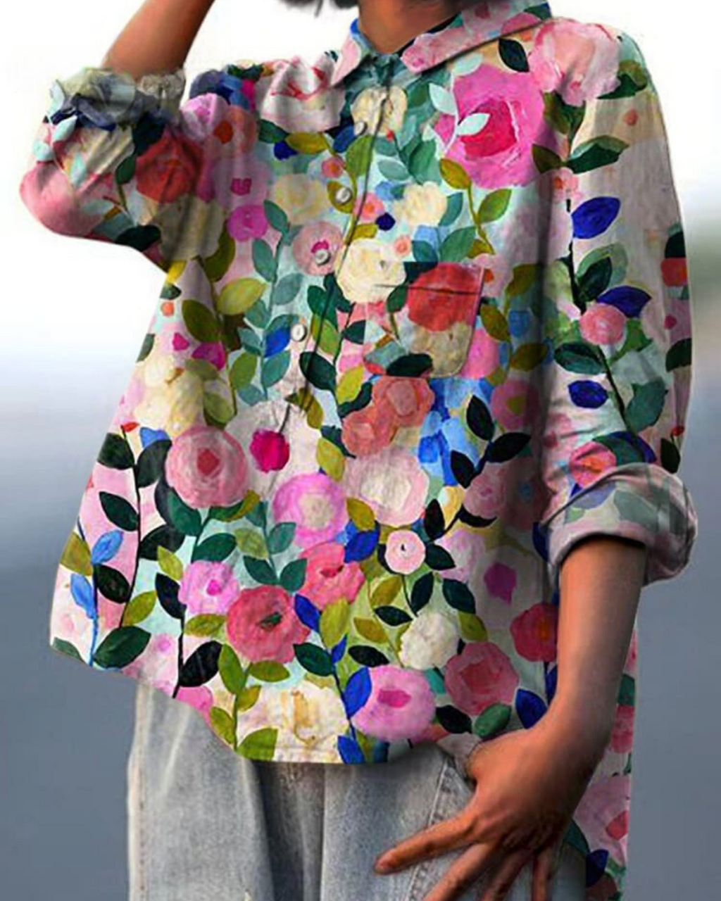 Monette | Blomster Bluse