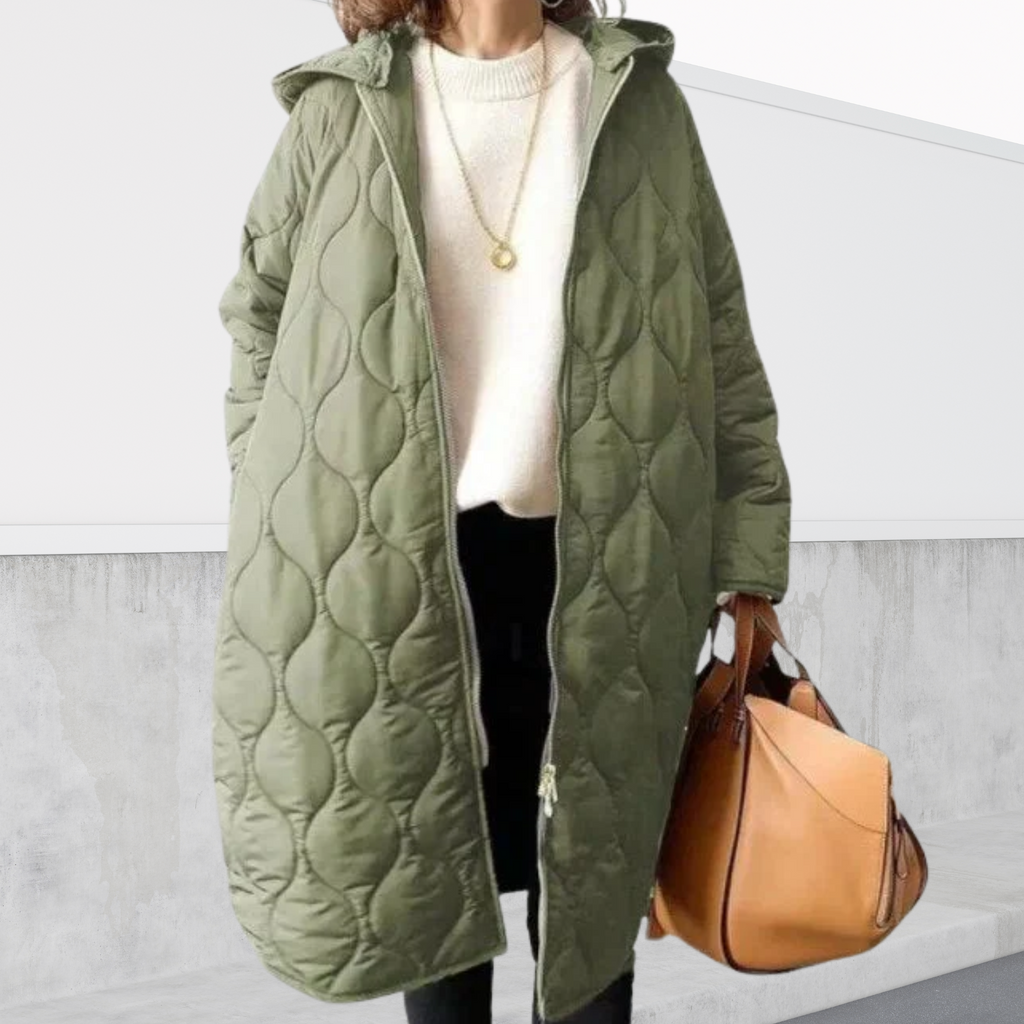 Oversized parka til damer – chic detaljer og luksus look