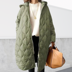 Oversized parka til damer – chic detaljer og luksus look
