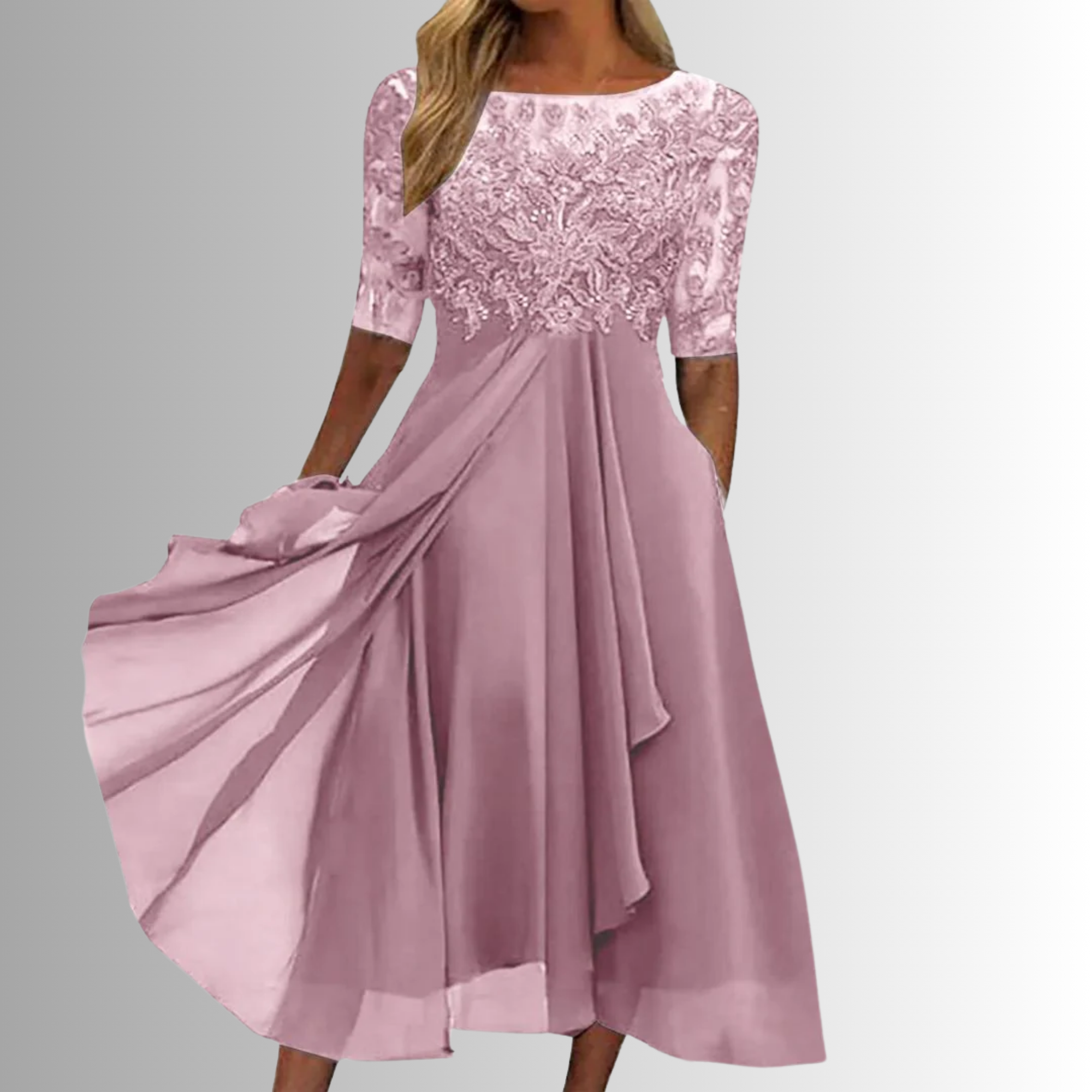 Rhonda | Elegant Blondekjole
