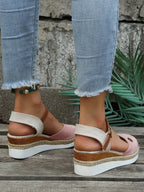 Ortopædiske Platform Espadrille Sandaler med Støttende Lukket Tå