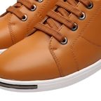 Herre Ny Casual Læder Gåflade Sneakers