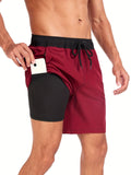 2-i-1 Badeshorts til Mænd med Indershorts | Hurtigtørrende Sportsshorts & Halo Shorts