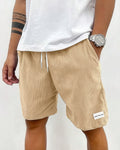 Casual Shorts til Mænd med Løs Pasform | Badeshorts & Strandshorts i Ribbet Look