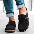 Dame Ortopædiske Loafers | Komfortabel Hverdagsbrug — Ruskind Slip-On Spænde