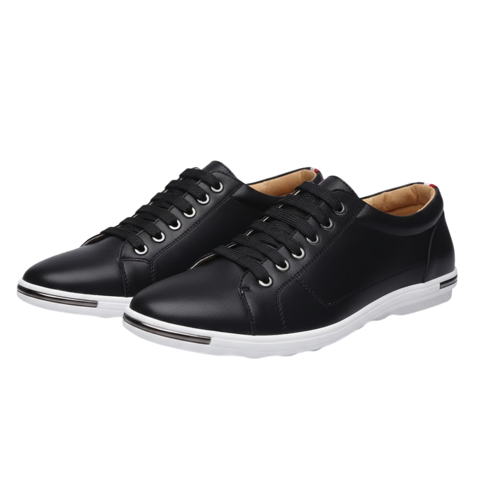 Herre Ny Casual Læder Gåflade Sneakers