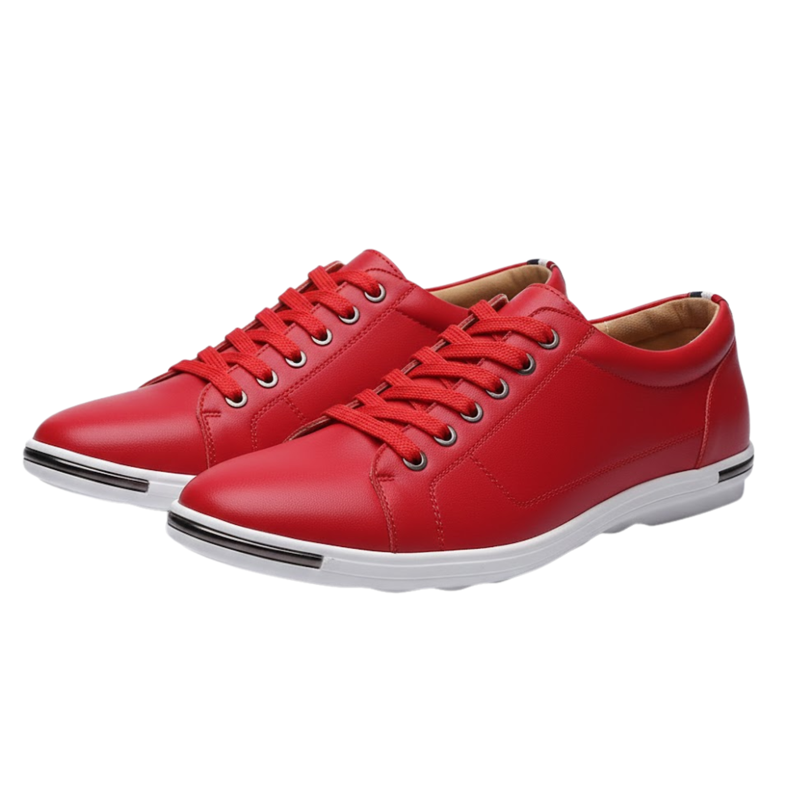 Herre Ny Casual Læder Gåflade Sneakers
