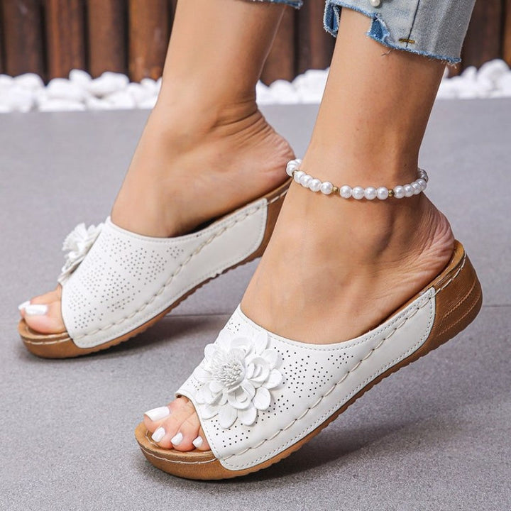 Dame Ortopædiske Kilehæls Sandaler | Komfortabel Sommertøj — Platform Slip-On