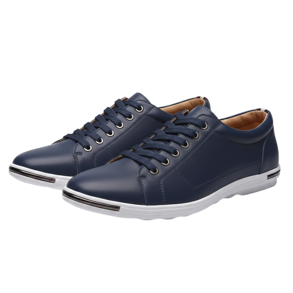 Herre Ny Casual Læder Gåflade Sneakers