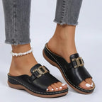 Pearl Step | Slip-on kilehælssandal