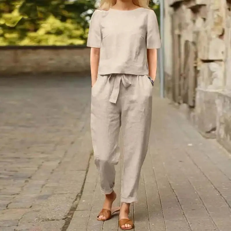 THYMORA | Stilfuldt Jumpsuit-sæt