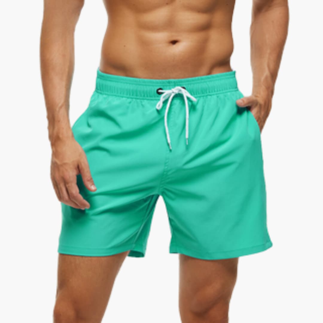 Letvægts Badeshorts til Mænd med Snøretræk | Hurtigtørrende Badebukser til Strand & Pool