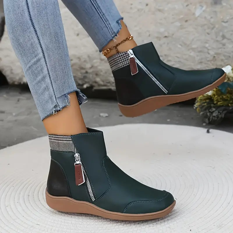 Thymora | Ortopædisk Vandtæt Premium-støvler Med Lynlås
