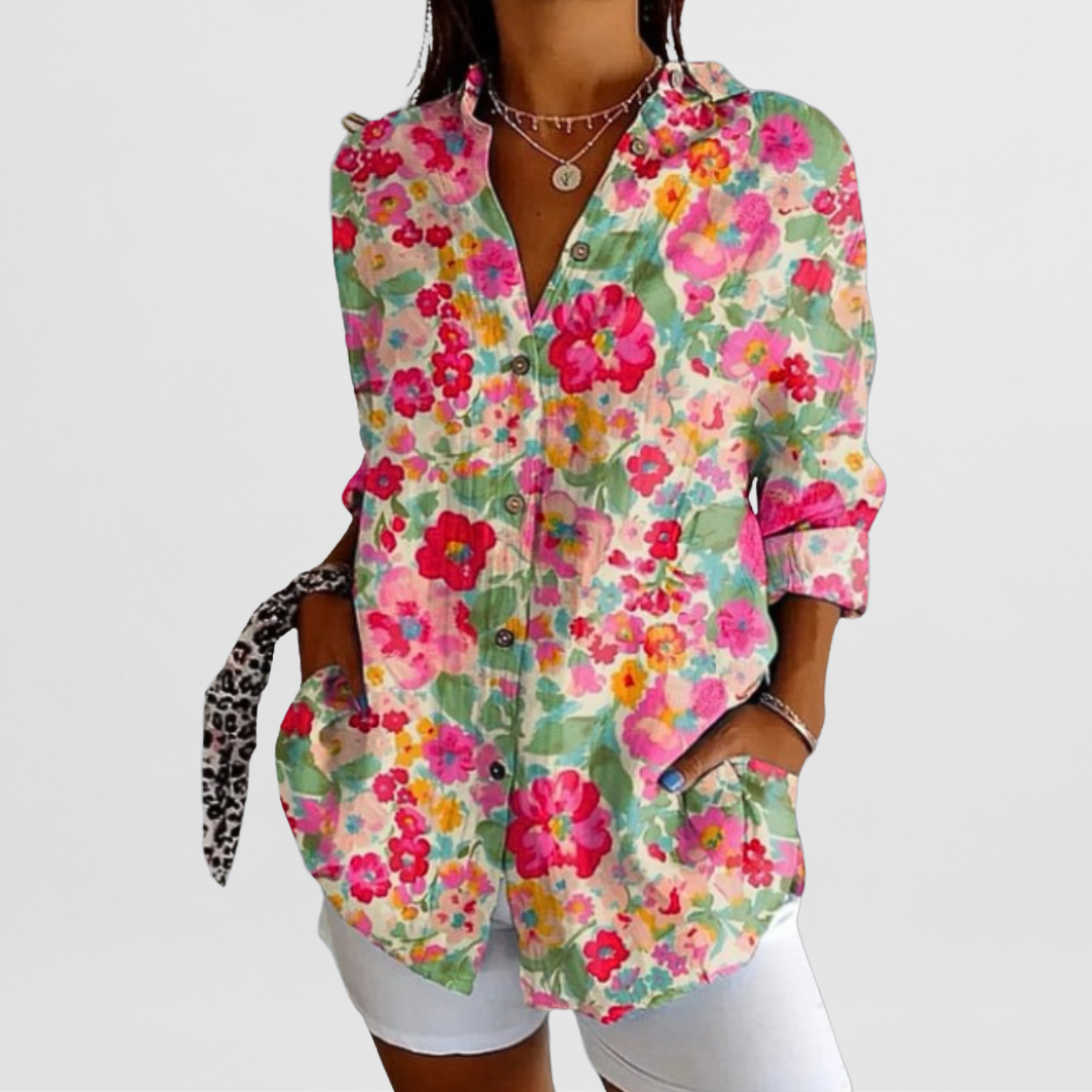 Elegant Let Premium Bluse til Damer – Perfekt til Kontor, Fritid og Særlige Anledninger