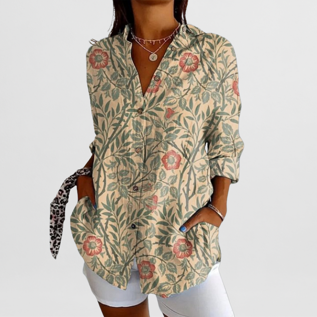 Elegant Let Premium Bluse til Damer – Perfekt til Kontor, Fritid og Særlige Anledninger