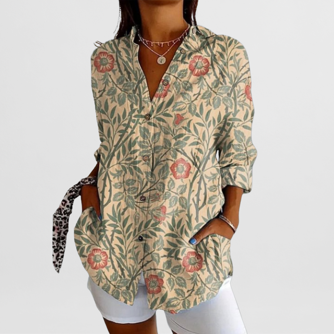 Elegant Let Premium Bluse til Damer – Perfekt til Kontor, Fritid og Særlige Anledninger