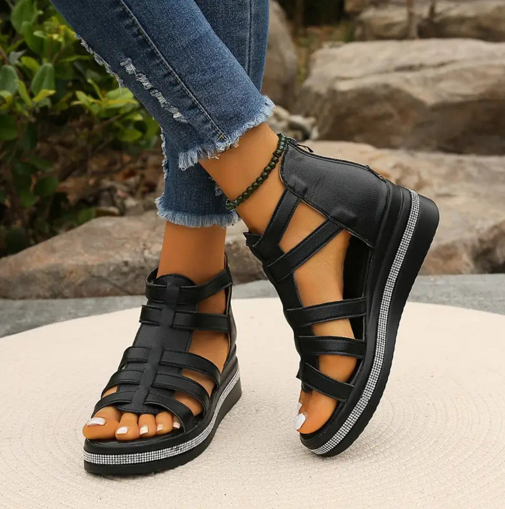Chloe | Elegant Wedge Sandaler