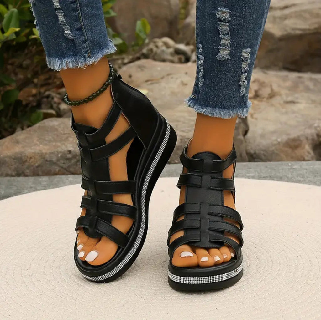 Chloe | Elegant Wedge Sandaler