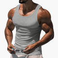 Herre Sports Tanktop med Rund Hals og Ærmeløst Design