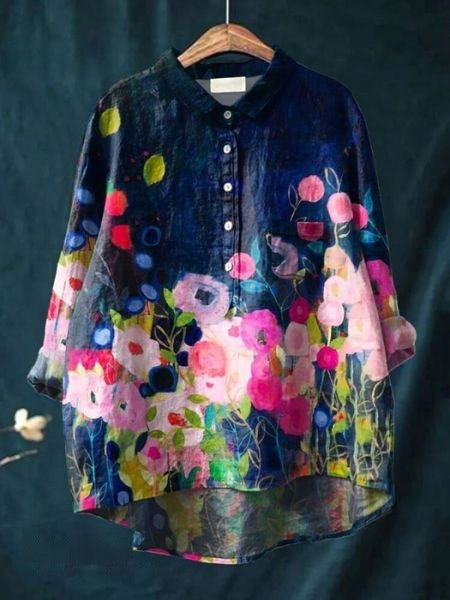 Monette | Blomster Bluse