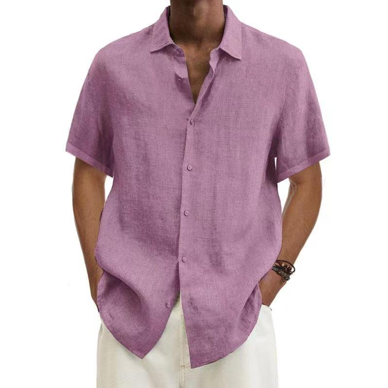 THYMORA | Stilfuld Casual Kort Skjorte