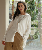 Kvinders Oversized Knappet Cardigan med Behagelig Ribstrik Tekstur