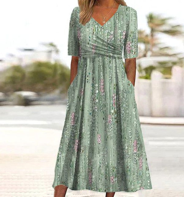 Hannah | Elegant Floral Sommerkjole