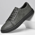 Lavskåret Ruskind Dress Sneakers med Snørebånd | Minimalistisk Kontor & Hverdagssko