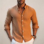 Herre Linned Sommer Skjorte – Kortærmet Casual Button-Up til et Sofistikeret Look
