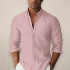 Herre Linned Sommer Skjorte – Kortærmet Casual Button-Up til et Sofistikeret Look