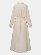 Elegant Kjole til Dame i Vintage Stil Let Stof Tidøs