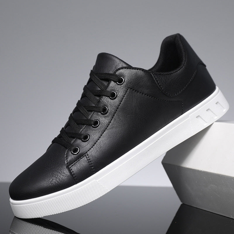 Herre Low-Top Sneakers med Snørebånd og Hvid Såle