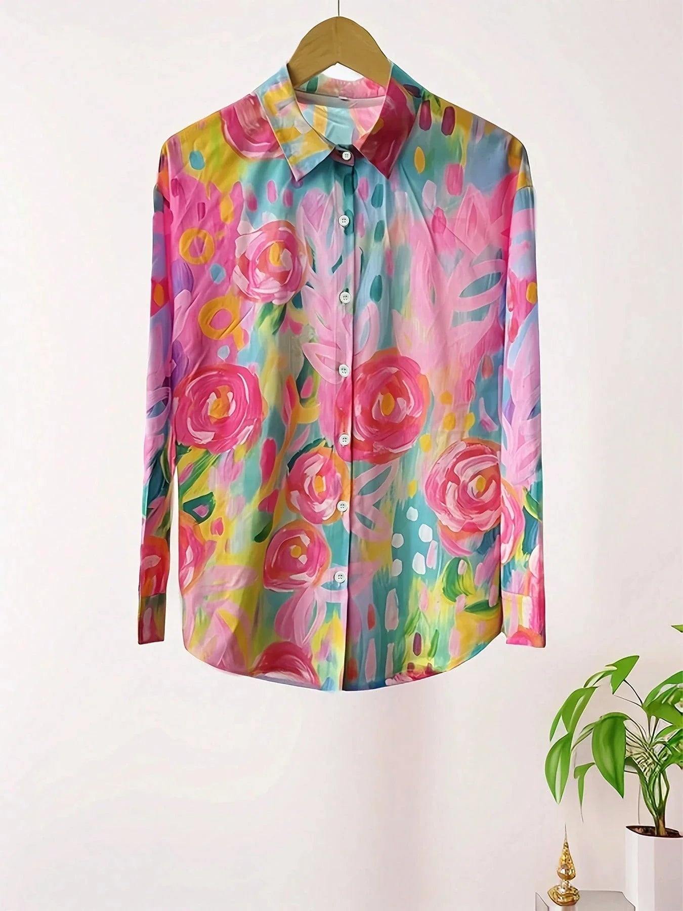 Terri | Farverig Bluse med Legende Print