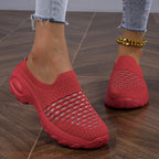Ortopædiske Mesh Gå-Sko med Slip-On Design | Åndbare Komfort Hverdagssko