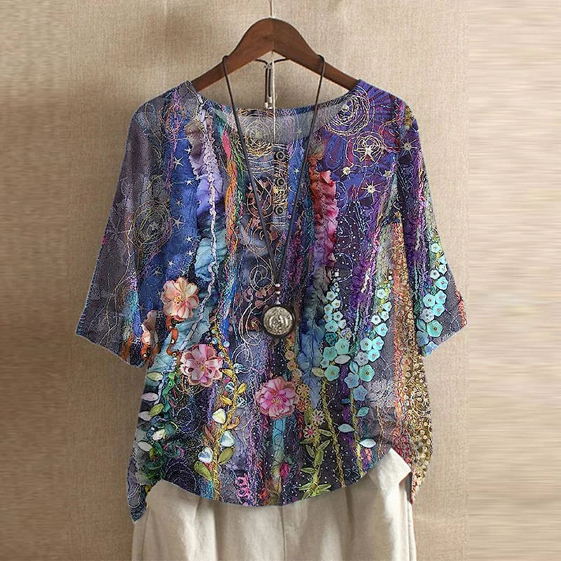 Anya | Retro-inspireret Bluse