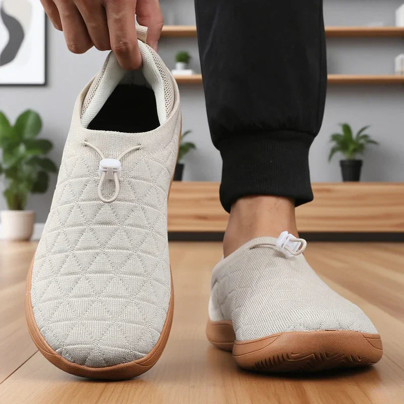 Herre Bred Tå Boks Barefoot Sko Zero Drop Åndbar Mesh Minimalist Sneakers