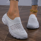 Ortopædiske Mesh Gå-Sko med Slip-On Design | Åndbare Komfort Hverdagssko